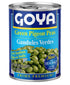 Goya Green Pigeon Peas Low Sodium, 15 oz, 2-Pack