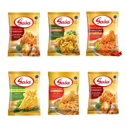 Generic 70g, (Pack 1) Sasa, Indonesian Seasoned Flour, Tepung Bumbu Serbaguna, Original
