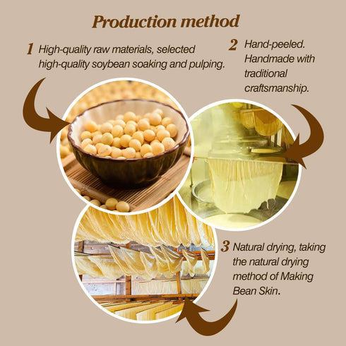 Nakazawa 300G Tofu sheets, Tofu Skin, Containing Protein, Vegetarian Dried Bean Skin Mixed With Cold Vegetables, Hot