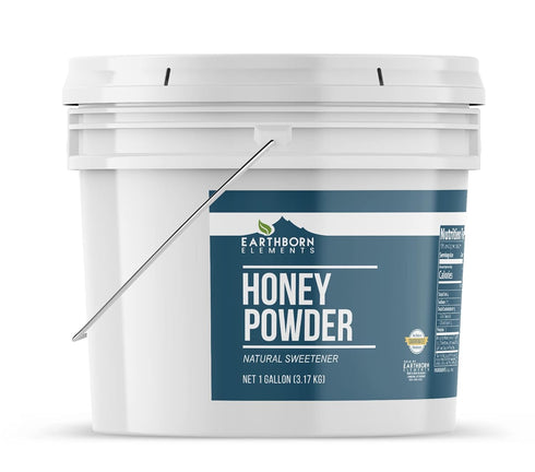 1 Earthborn Elements Honey Powder Gallon Bucket, Natural Sweetener, Drinks & Baking