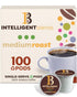 Intelligent Blends Medium Dark Roast Coffee Pods, 100 ct, Single Serve Pods