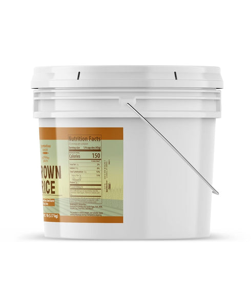 1 Unpretentious Short Grain Brown Rice, Gallon, Gluten Free, Vegan Friendly, Non GMO