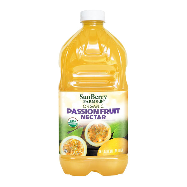 Sunberry Farms Organic Passion Fruit Nectar 64 fl oz | Tropical Juice
