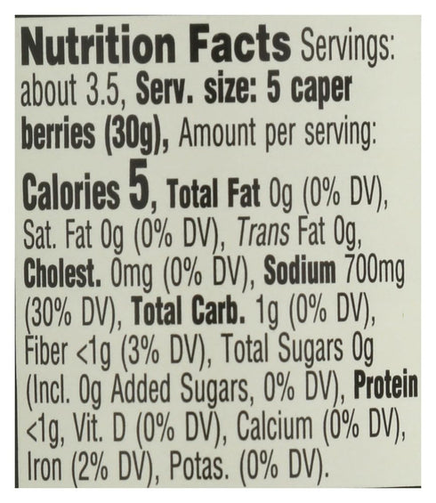 4 Whole Foods Market, Organic Caper Berries, Ounce