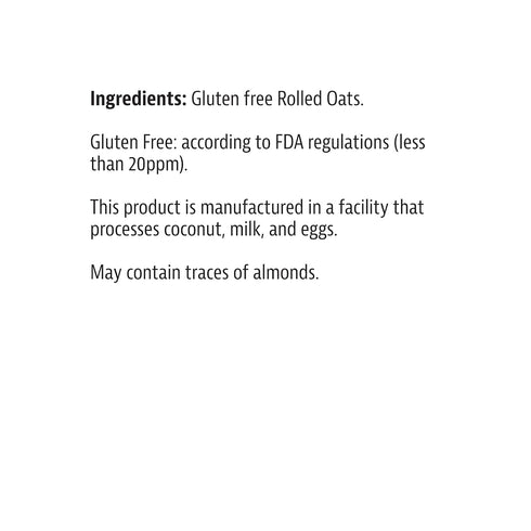 Avelina (12.3 oz) Quick Cooking Rolled Oats - Kosher, Non-GMO & Gluten-Free Oatmeal with No Added Sugar