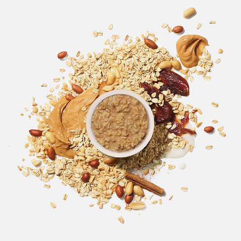 15g 5oz MUSH Overnight Oats - Peanut Butter Protein - of Protein, Good Source of Fiber, Non-GMO, Dairy Free, Gluten