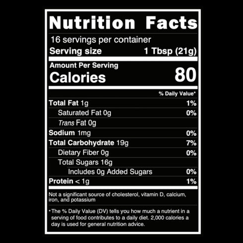 12 oz, (12oz 1 Pack) Dip Cacao Honey Premium Condiment with Honey, Cacao, & Grade A Vanilla Beans. Non-GMO