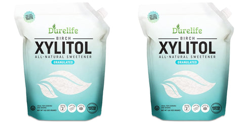 DureLife XYLITOL Sugar Substitute 1 LB Bulk 2 Pack (16 OZ) Made