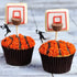 Basketball Cupcake Toppers - 24PCS Fruit Food Dessert Picks Cake Topper for Boys Kids Birthday Sport Theme