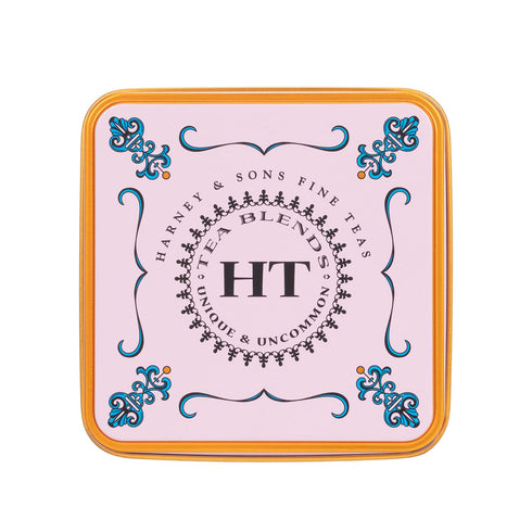 31629, 20 Count (Pack 1) Harney & Sons Caffeinated Blossom Green Tea Tin Sachets Pink Cherry