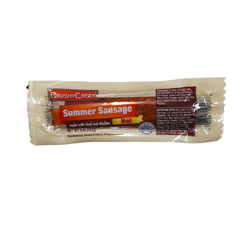 Brushy Creek Summer 5oz, 3 Pack Sausage, (Hot)