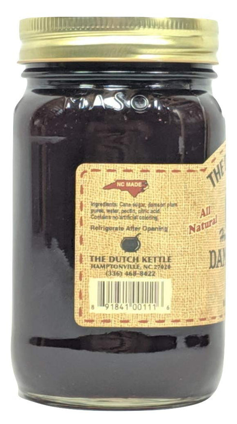 Generic 2-19 Oz. The Dutch Kettle Amish Homemade Style Damson Plum Jam Jars All Natural Non-GMO No Preservatives