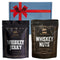 Whiskey Nuts & Whiskey Jerky Gift Set Maple Bourbon Beef Jerky +