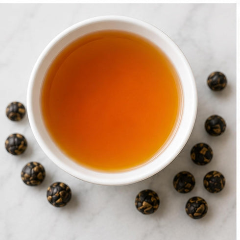 Tealyra 440g (16-ounce) - Black Dragon Pearls - Yunnan Special Black Tea - Loose Leaf Tea - Bold Caffeine