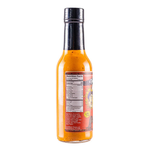 Headless Horseradish Hot Sauce by Torchbearer Sauces, 5 fl oz Bottle, Fiery Heat with Horseradish, Garlic & Mustard