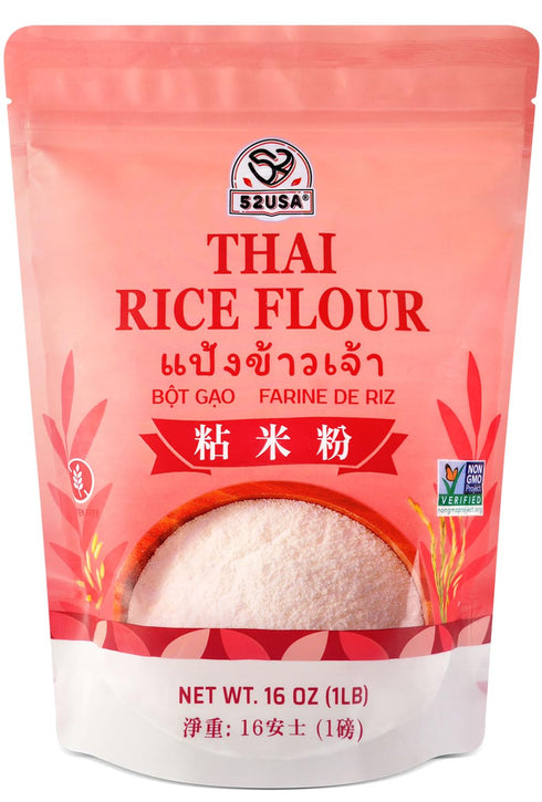 52USA Thai Rice Flour 16 Ounce (Basic), 1 Pound (Pack of 1),
