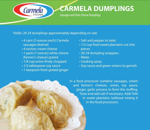 Carmela 10 oz (Pack 1) Ready Cuts Bite-Sized Chicken Sausage in Chicken Broth, Pre-Cut, Shelf-Stable Pouch, High