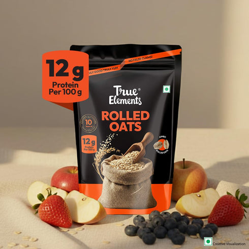 1kg True Elements Gluten Free Rolled Oats