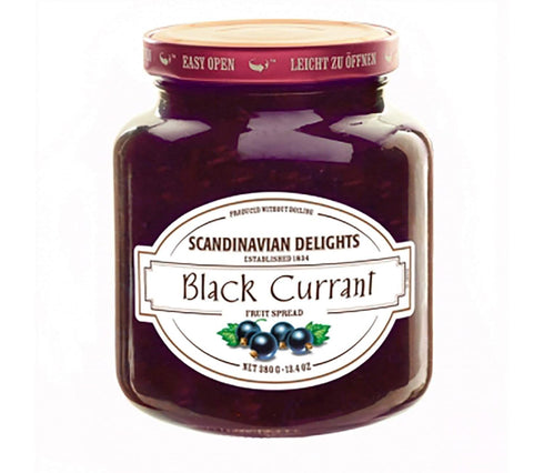 Elki's Gourmet Scandinavian Delights Preserves, Black Currant , 13.4 Ounce
