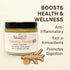 Bee Great 8 oz Turmeric Honey, Raw Honey with Turmeric, Warm Earthy Flavor, Golden Milk & Tea Sweetener