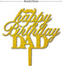 Gamer Control Boy Birthday Gold Cake Toppers Personalized Happy Birthday Cake Topper Gold Acrylic Happy Birthday Cake