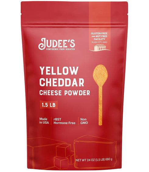 Judee's Gluten Free Cheddar Cheese Powder - Soup & Sauce Powder -