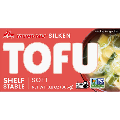 10.8 oz 12 Packs Mori-Nu Silken Tofu Soft | Smooth and Creamy | Low Fat, Gluten-Free, Dairy-Free, Vegan, Made