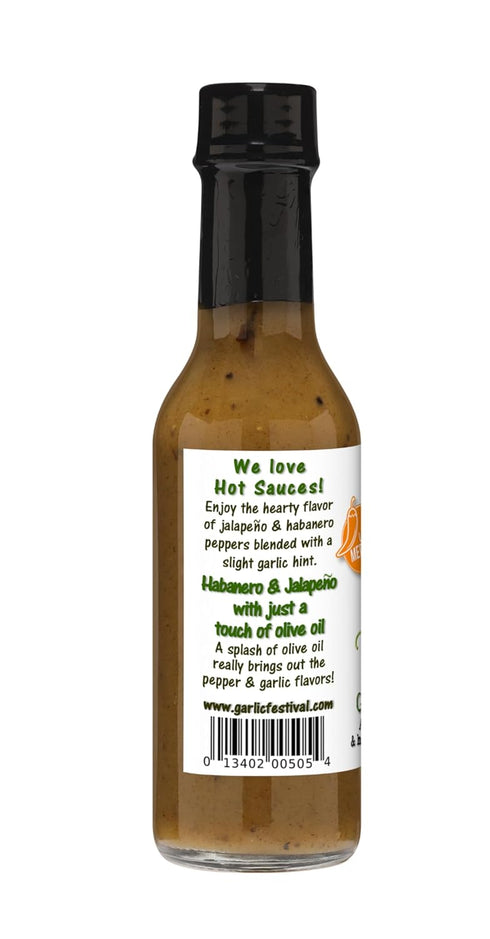Garlic Green Jalapeno Hot Sauce by Garlic Festival Foods