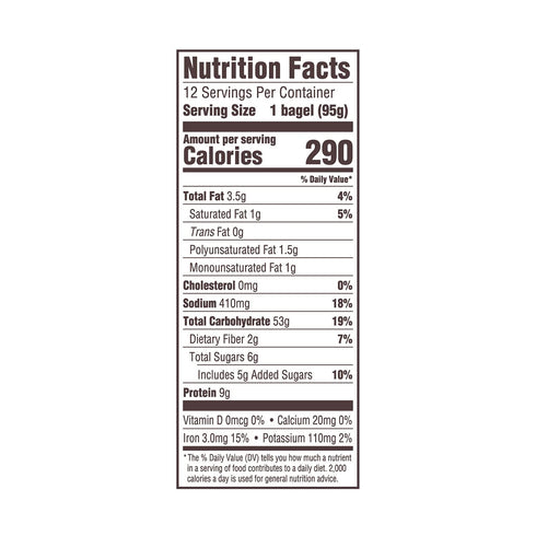 Gourmet Kitchn 36 Pack 3 (18oz 2pk, 12 36 Thomas' Everything Soft and Chewy Pre Sliced Bagels, Value - Bags / Ct.
