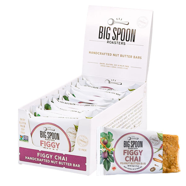 Big Spoon Roasters Figgy Chai Nut Butter Bars - Low Carb, High