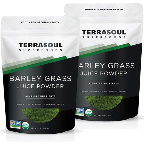 Terrasoul Superfoods Organic Barley Grass Juice Powder, 10 Oz - USA Grown