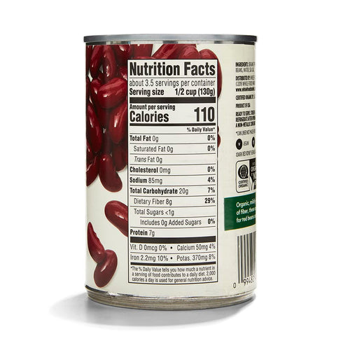 365 15.5 (Pack 4) by Whole Foods Market, Organic Dark Red Kidney Beans, Ounce