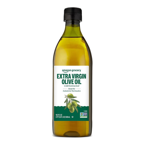 Amazon Grocery, Extra Virgin Olive Oil, 16.9 Fl Oz