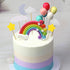 Palksky Colorful Rainbow Cake Topper/Wedding Cake Flags/Cupcake Picks Set - Includes Cloud Balloon Moon Stars