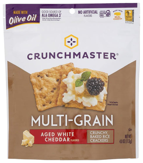 Crunchmaster , Aged White Cheddar, 4 Ounce