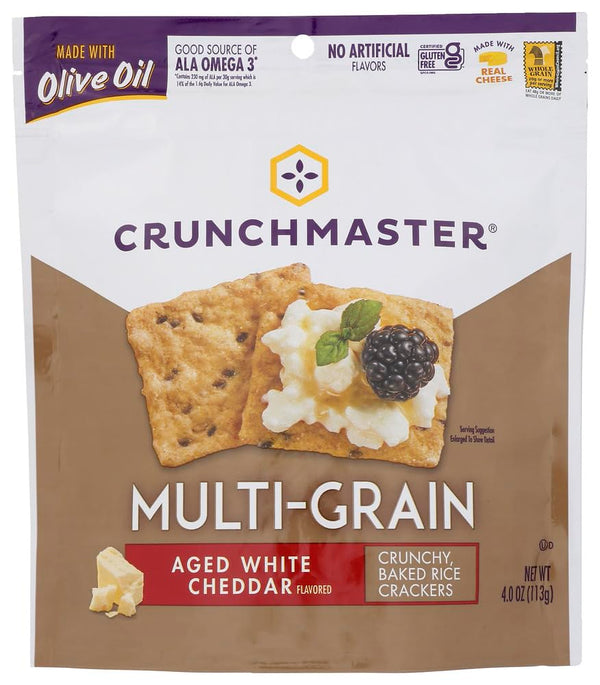 Crunchmaster , Aged White Cheddar, 4 Ounce