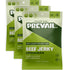 PREVAIL Lemongrass Grass-Fed Beef Jerky - Gluten Free, 100% Grass-Fed, High Protein Snacks, Pack of 3