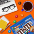 7.4 oz Pack 8 M&MS Pretzel Milk Chocolate Candy, Sharing Size, Resealable Bag, Bulk Snacks