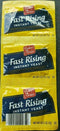 1 Strip of 3 Baker Corner Rapid Rise Instant Fast Rising Yeast for Bread Baking