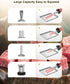 4 Nozzles, 2 XINQIAO Beef Jerky Gun for Ground Meat, Plastic Jerky Cannon Comes with Brushes