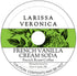Larissa Veronica French Vanilla Cream Soda French Roast Coffee (Single Serve K-Cup Pods) (Gourmet,