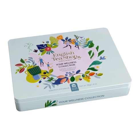 36 54g English Tea Shop - Your Wellness Collection- Gift Tin - Tea Bag Sachets