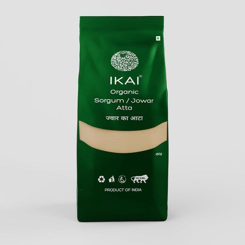 Pack) Pack) IKAI Organic Gluten Free Atta + Organic Jowar Flour/Sorghum Millet Flour (Single (Combo