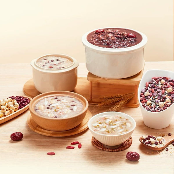 Whole Grain Porridge, Nutritious Breakfast Porridge, 7 different Combinations, Mung Bean Lily