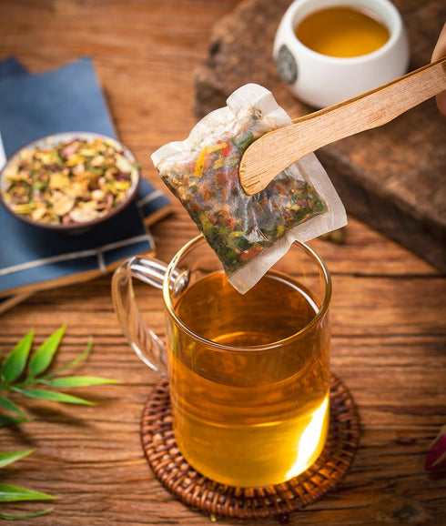 Premium 18 Flavors Liver Detox Tea, 30 Tea Bags/5.3 Oz, Nourishing Liver with 18 Natural Herbs