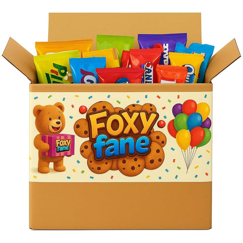 30-Count Pack 30 Foxy Fane Holiday Gift Box - Variety of Healthy Snacks & Treats
