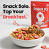 Snack IQ 12 Packs 10G Freeze Dried Strawberries - Sliced Strawberry Chips No Sugar Added - Freeze Dried Fruit Snacks