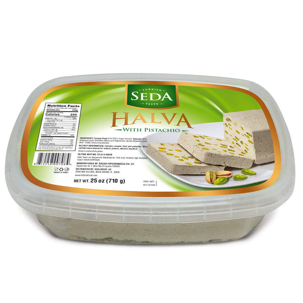 Seda Halva with Pistachio, 25 oz