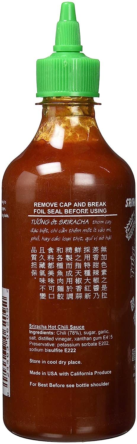 Huy Fong 17 oz 2 Sriracha Hot Chili Sauce, Bottles, pk