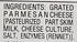 4C 6 oz Grated Parmesan Cheese